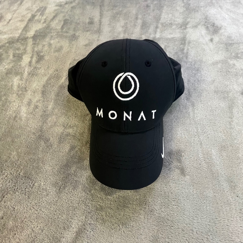 Nike Dri-FIT Club Cap Unisex M/L Black Monat Logo Embroidered Hat FB6447-010